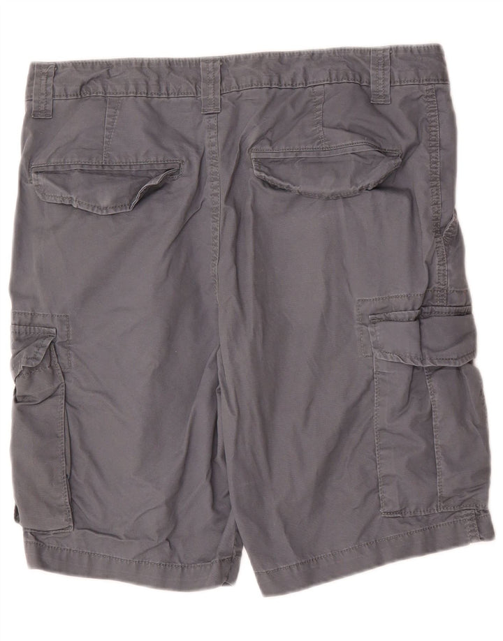 Pantaloni scurți cargo pentru bărbați Marks & Spencer W34, bumbac gri mare