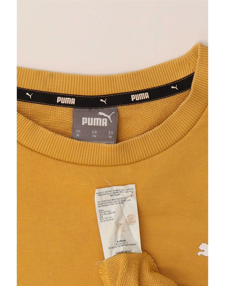 Pulover pentru bărbați Puma Regular Fit Jumper XL Bumbac galben