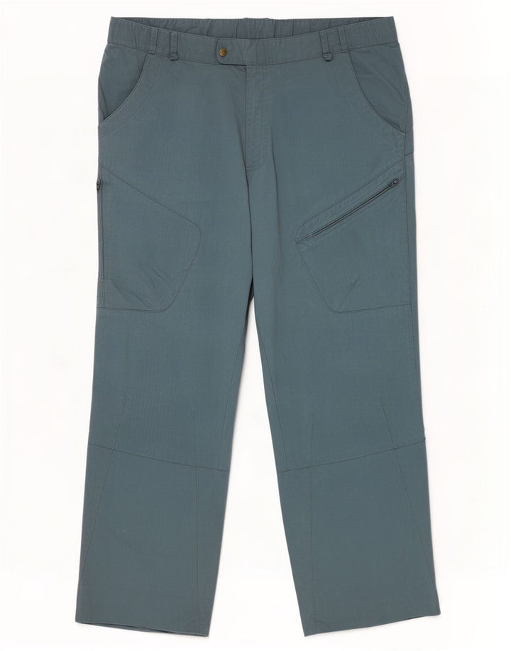 Pantaloni cargo pentru drumeții Rohan pentru bărbați, mari W36 L29, poliamidă albastră