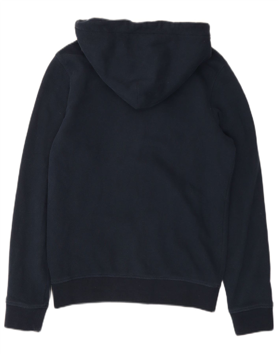 GANT Pulover cu capota cu fermoar grafic pentru bărbați, bumbac, bleumarin, mic