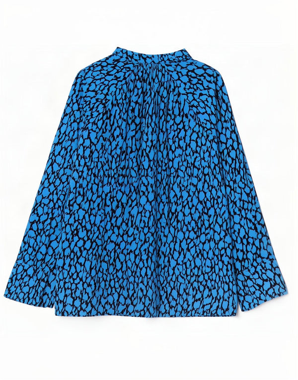 Bluză cu mânecă lungă pentru femei Marks & Spencer UK 12 Medium Blue