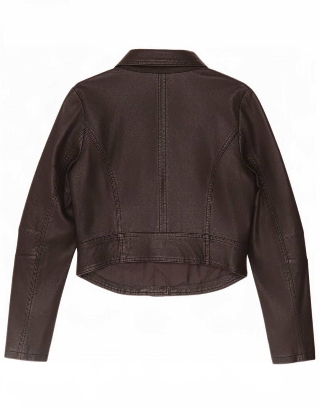 Jachetă motociclistă din piele pentru femei Urban Bliss, UK 12 Medium Negru