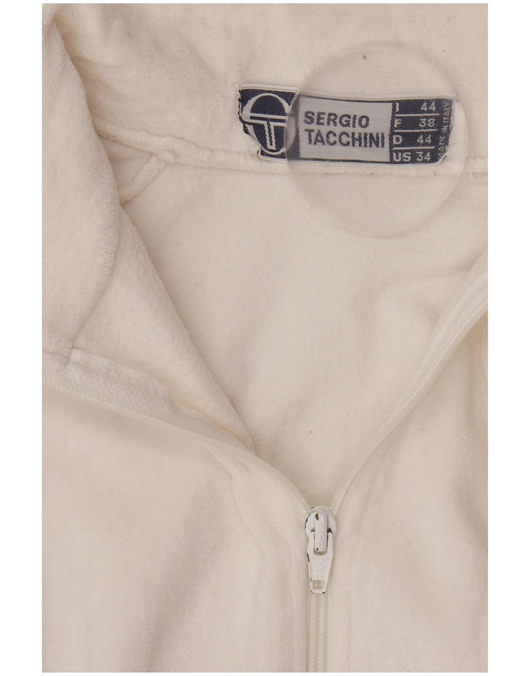 SERGIO TACCHINI Mens Tracksuit Top Jacket IT 44 XS White