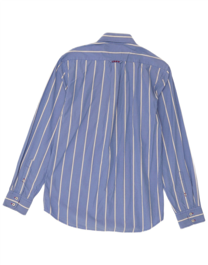 Crew Clothing Cămașă croită pentru bărbați, bumbac cu dungi albastre medii