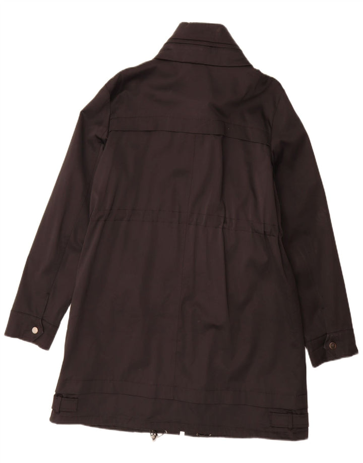 Jachetă parka cu glugă pentru femei Zara UK 14 Medium Black
