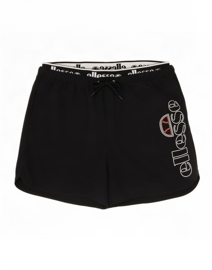Pantaloni scurți de înot cu grafic pentru femei Ellesse XL poliester negru