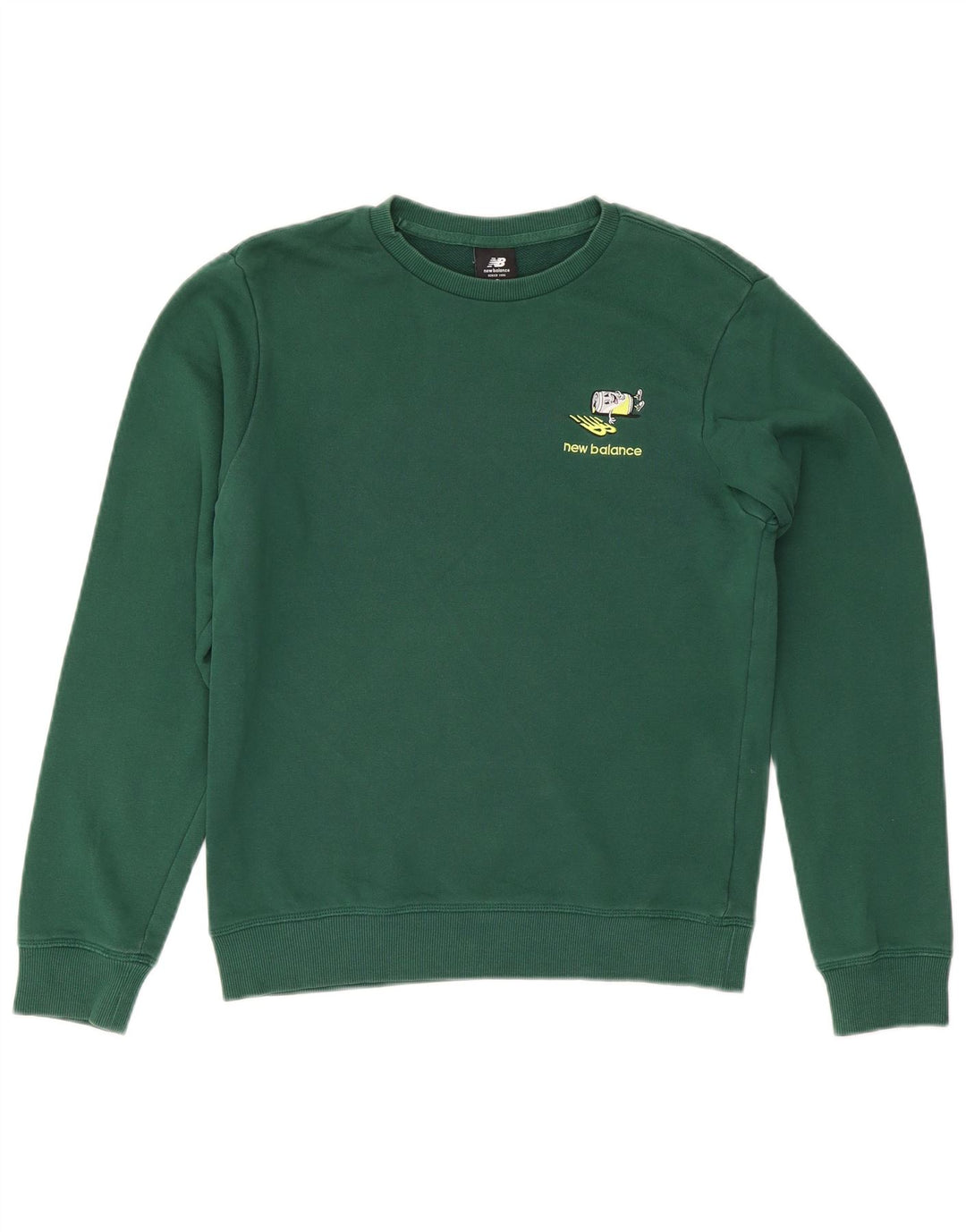 Hanorac pentru bărbați New Balance Jumper Mic Verde Bumbac
