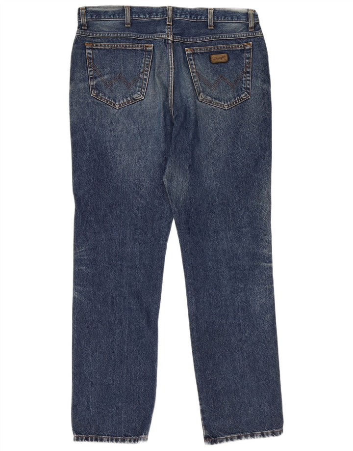 Blugi drepte pentru bărbați Wrangler Texas W38 L34 Bumbac albastru