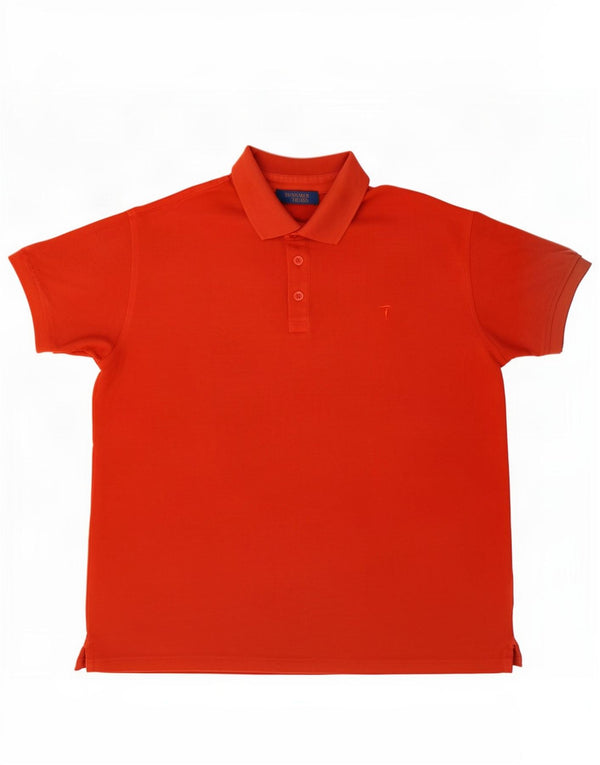 Trussardi Mens Polo Shirt 2XL Red