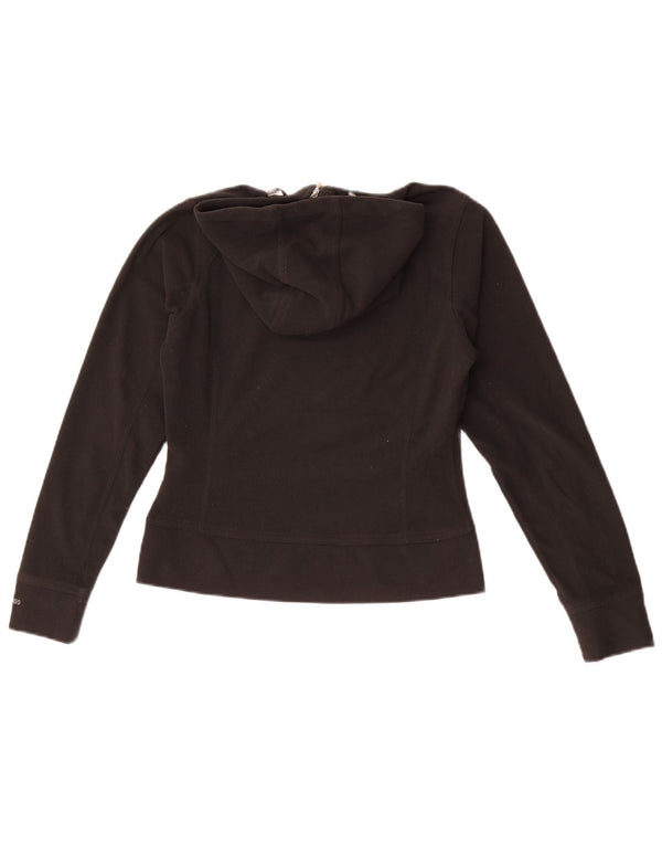 Pulover pentru femei The North Face, cu glugă, cu fermoar și gât, din lână UK 6 XS, poliester negru