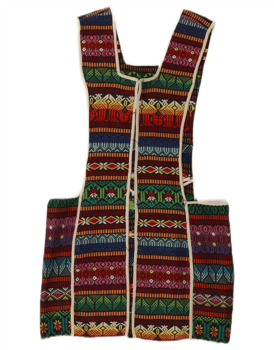 Top cu tunică fără mâneci vintage pentru femei, mărime unică, multicolor, geometric