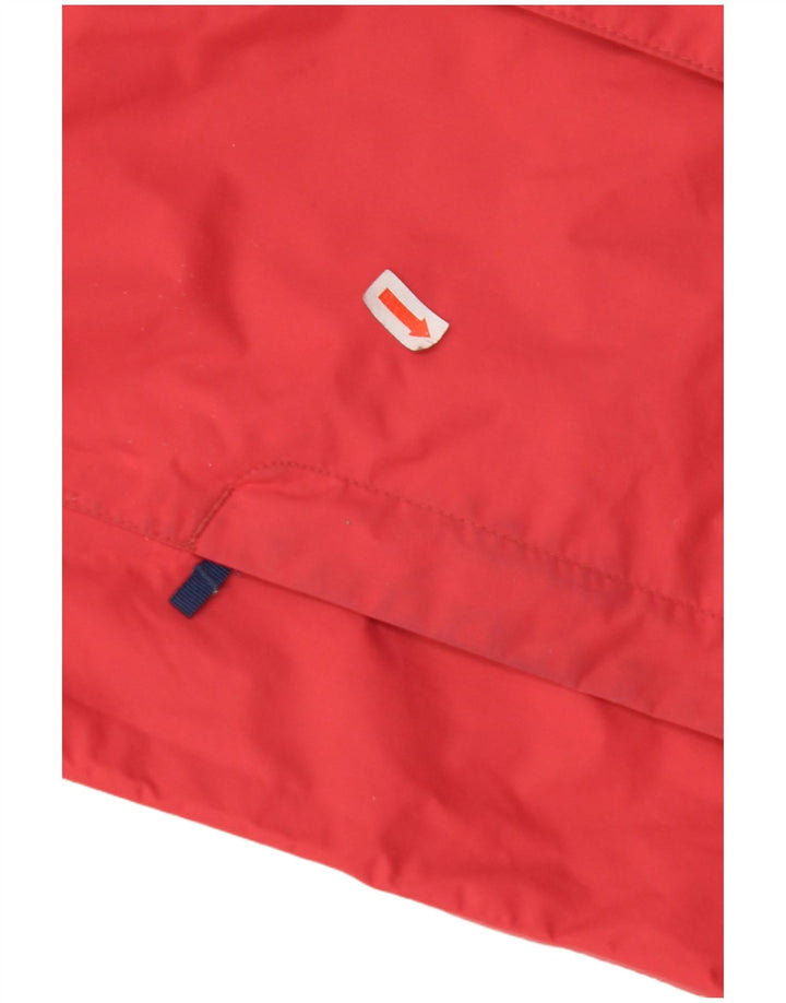 COLUMBIA Jachetă de ploaie cu glugă pentru femei UK 12 Medium Red Nylon