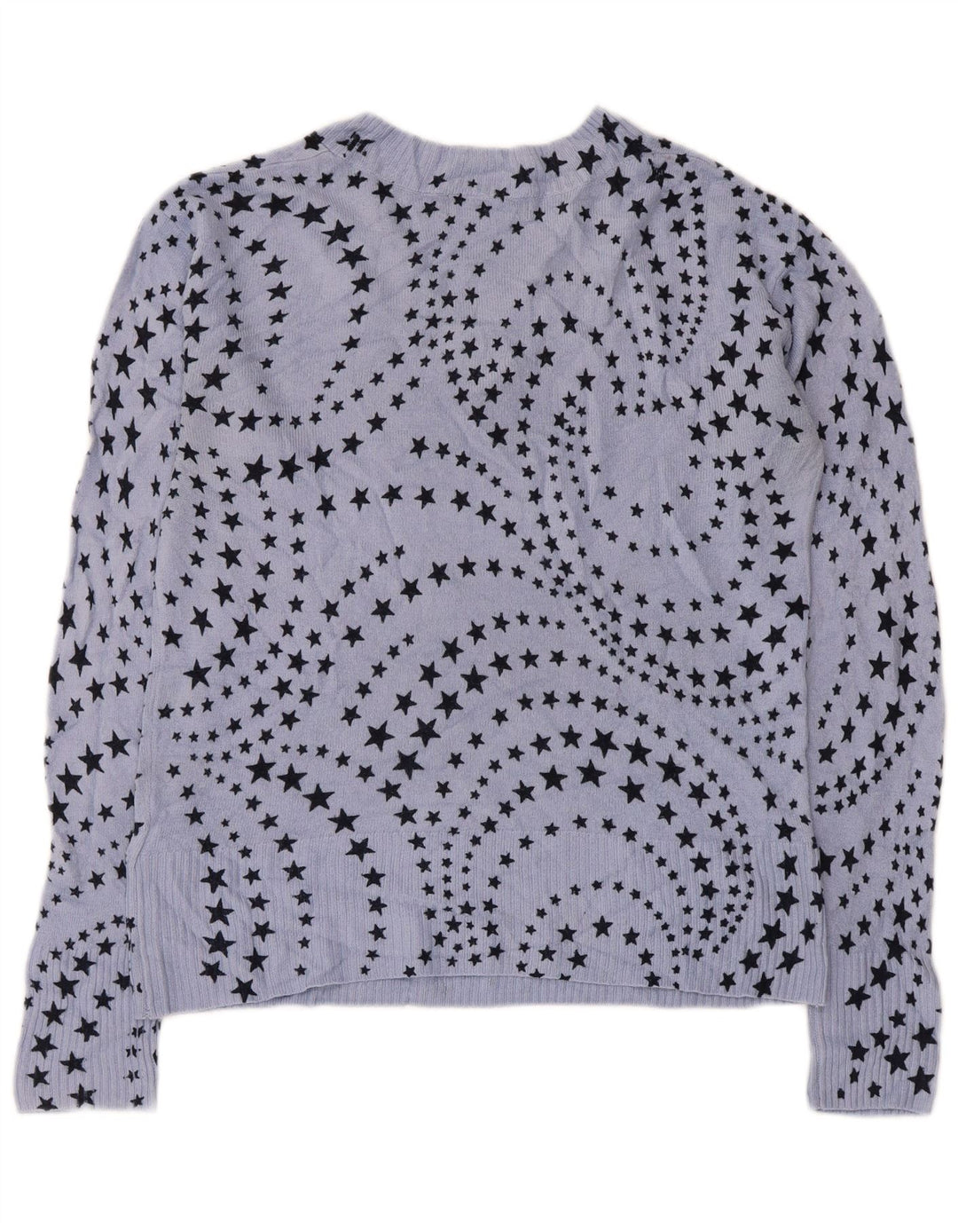 Pulover pentru femei cu decolteu în V cu model abstract de Marks & Spencer UK 10 Mic B
