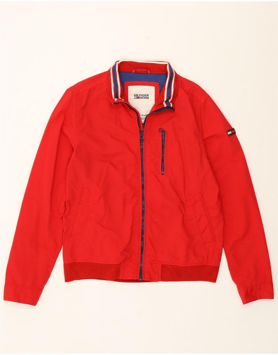 Jachetă bomber pentru bărbați Tommy Hilfiger UK 40 mare, roșu, nailon