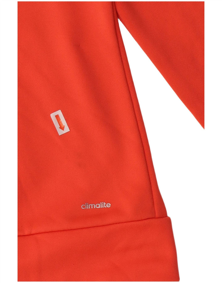 Jachetă de trening Climalite ADIDAS pentru femei UK 8/10 portocaliu mic
