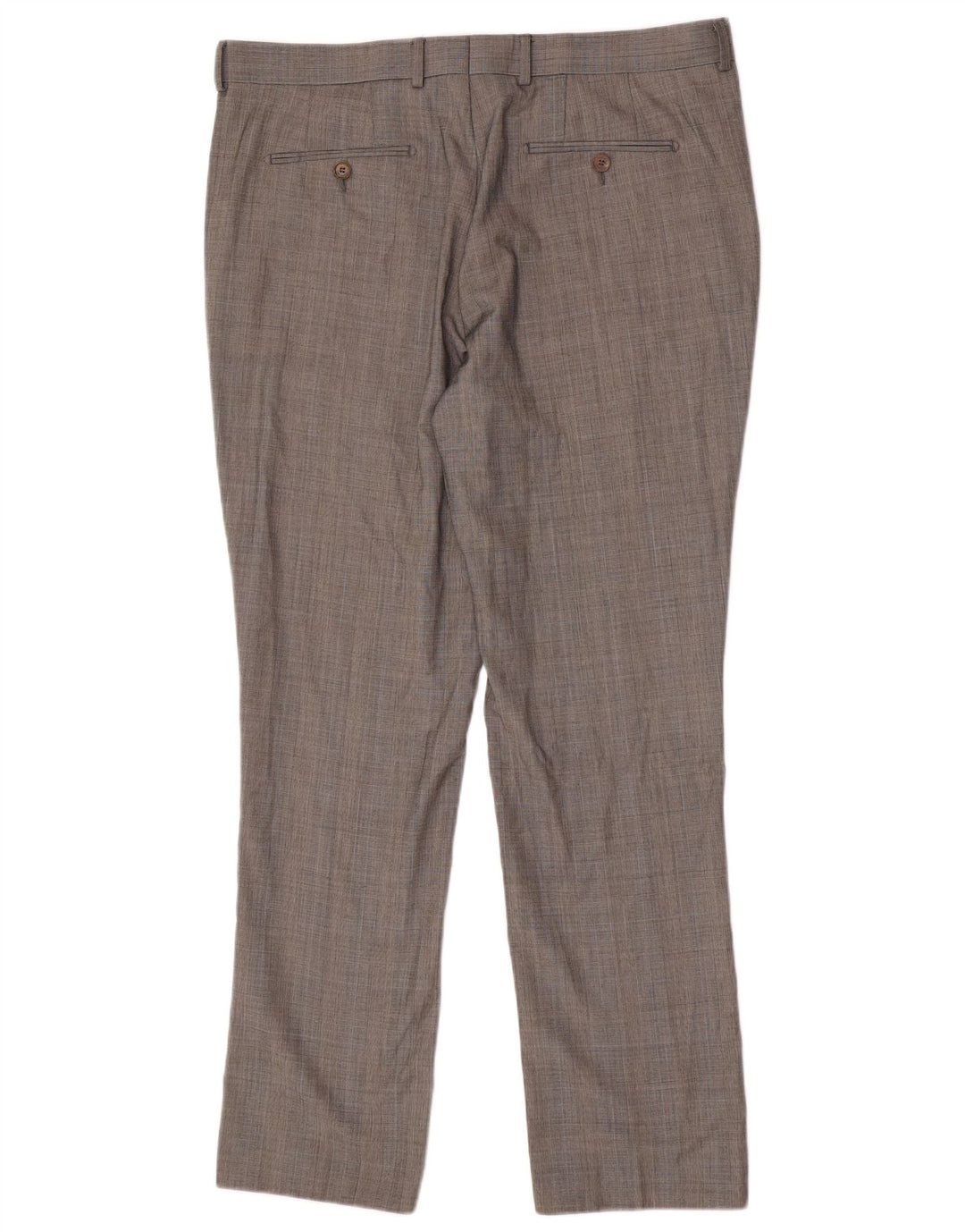 Pantaloni obișnuiți obișnuiți pentru bărbați French Connection W38 L32 Gri Houndstooth