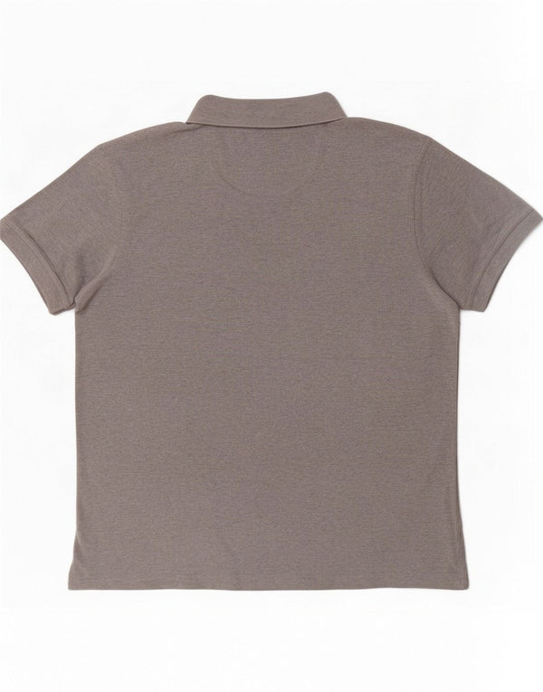 Tricou polo Barbour pentru bărbați, mare, gri, bumbac