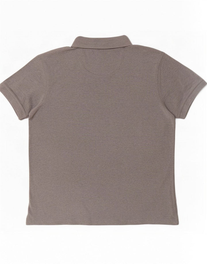 Tricou polo Barbour pentru bărbați, mare, gri, bumbac