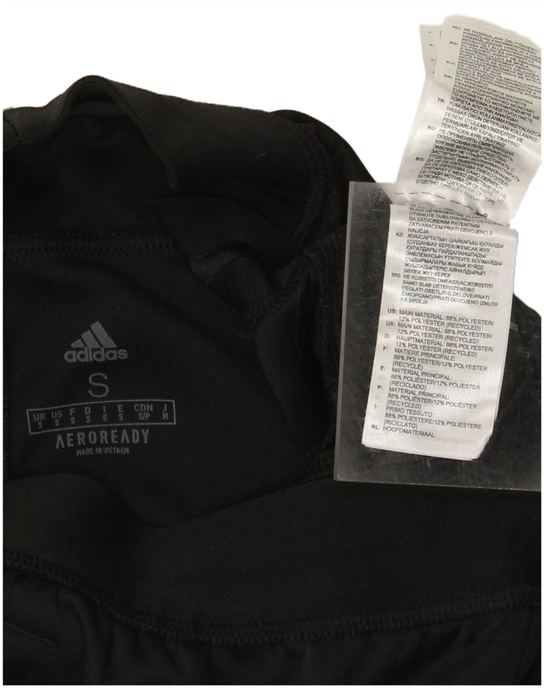 Pantaloni de trening Aeroready ADIDAS pentru bărbați, poliester negru mic