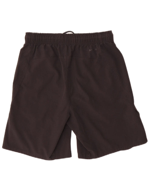 Pantaloni scurți sport Nike Dri Fit Graphic pentru bărbați, poliester negru mic