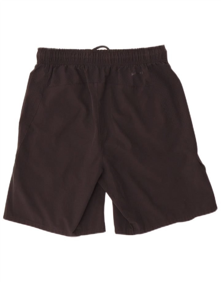 Pantaloni scurți sport Nike Dri Fit Graphic pentru bărbați, poliester negru mic