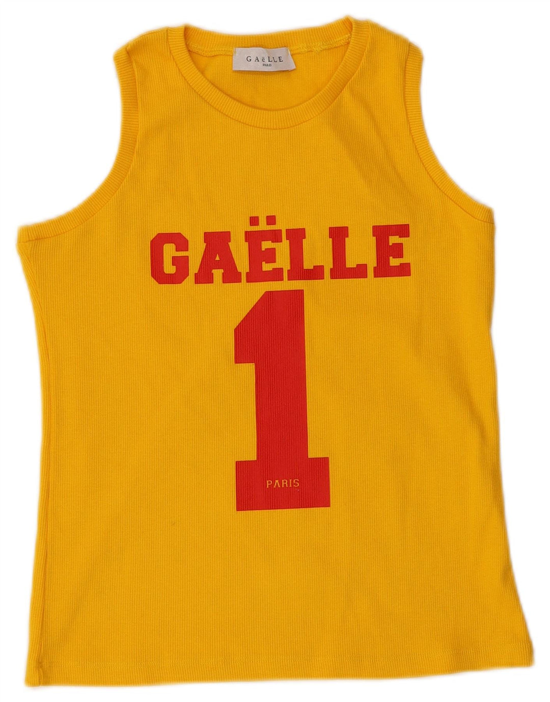 Gilet cu grafică Gaelle pentru băieți, 15-16 ani, galben din bumbac