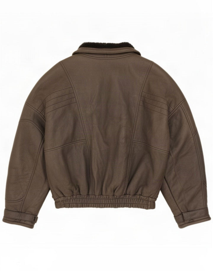 Jachetă din shearling pentru bărbați Guy Laroche IT 52 XL gri