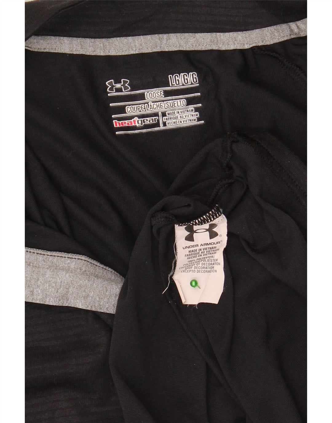 Pulover pentru bărbați Under Armour Heat Gear, cu fermoar, cu gât, mare, negru