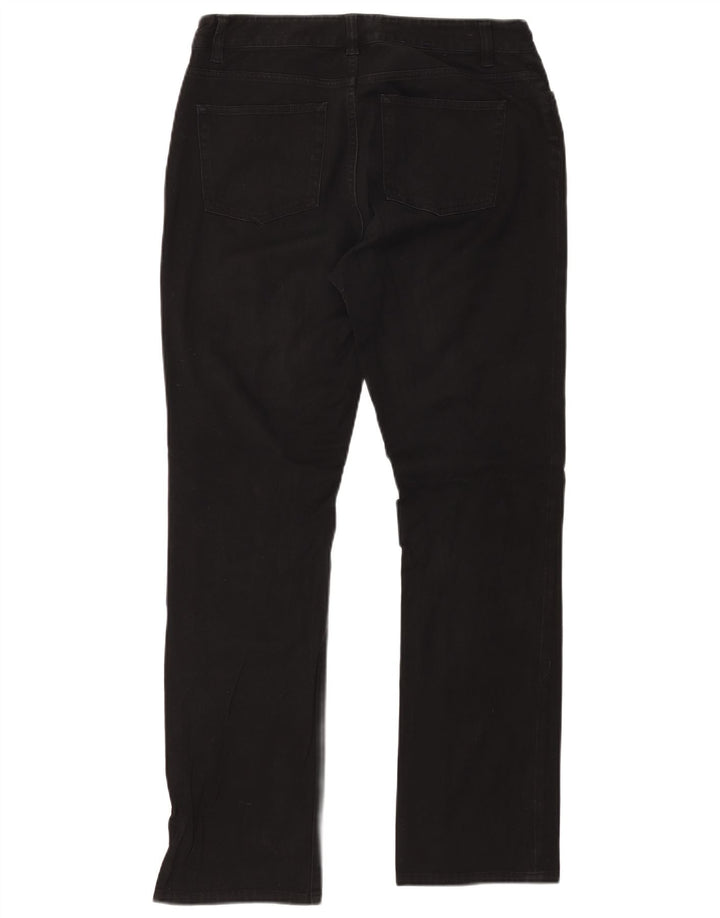 CHAPS Blugi drepti pentru femei US 8 Medium W32 L31 Bumbac negru