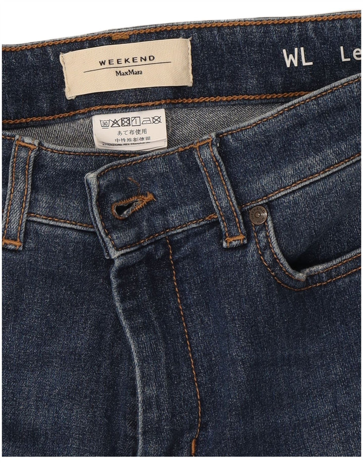 Blugi slim de weekend pentru femei Max Mara L30 L31 bleumarin