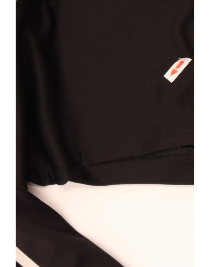 Jachetă de top pentru trening Climalite pentru femei Adidas UK 4/6 XS poliester negru