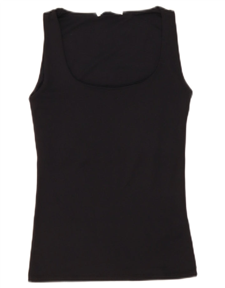 Vest Vest Top Femei Zara UK 8 Small Poliamidă Neagră