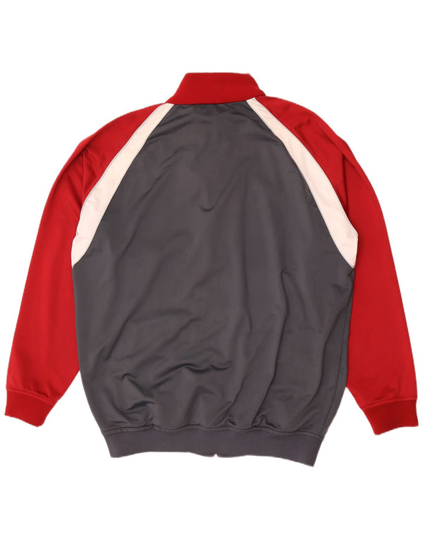 Jachetă de trening pentru bărbați Kappa, 3XL, gri, poliester color bloc