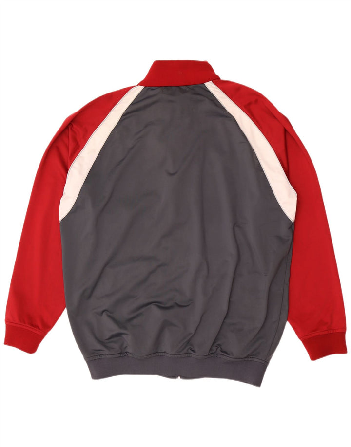 Jachetă de trening pentru bărbați Kappa, 3XL, gri, poliester color bloc