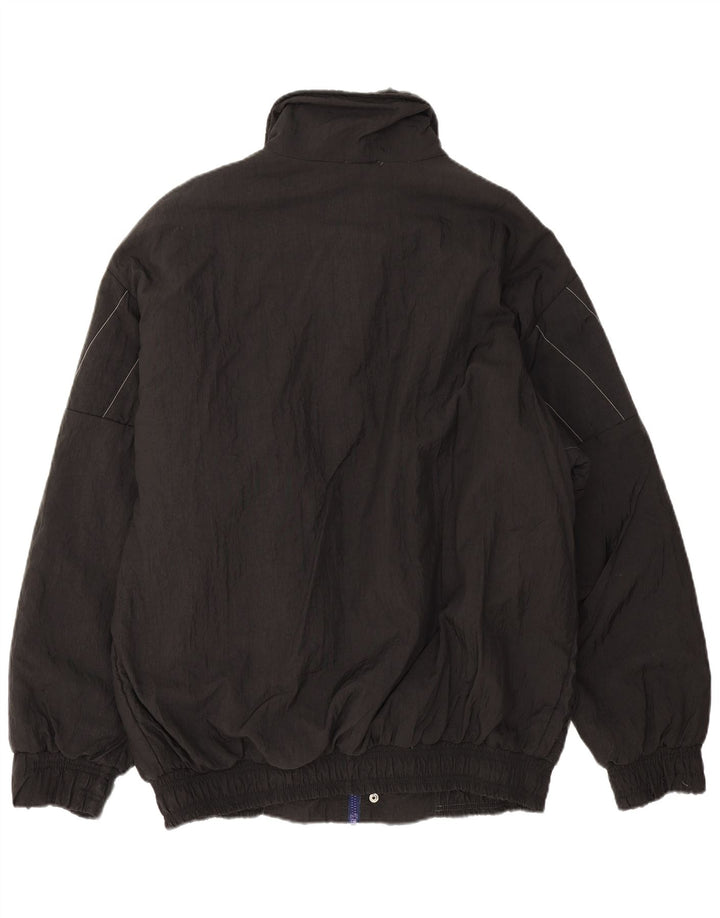 Jachetă căptușită vintage pentru bărbați UK 40 Large Black