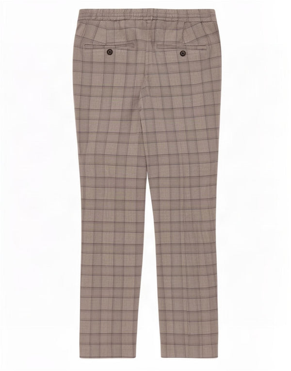 Pantaloni chino slim pentru bărbați Zara Mediu L31 L28 Gri Houndstooth