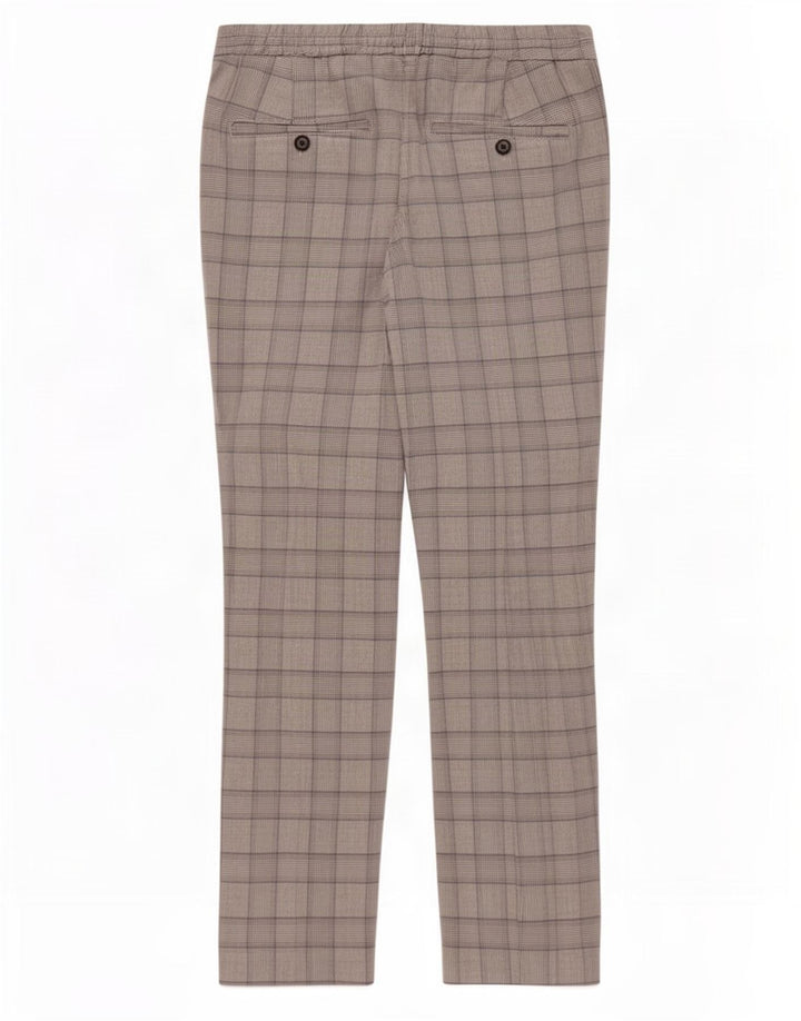 Pantaloni chino slim pentru bărbați Zara Mediu L31 L28 Gri Houndstooth