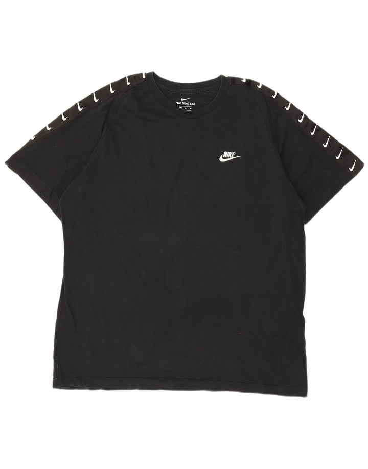 Tricou grafic pentru bărbați NIKE Top XL bumbac negru