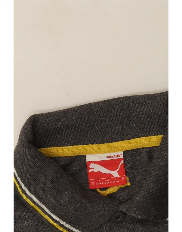 Tricou polo Puma pentru bărbați, mic, gri, pătat