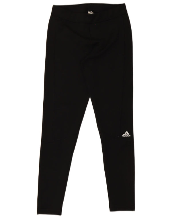 Leggings Climalite Adidas pentru femei UK 12/14 Poliester mediu negru