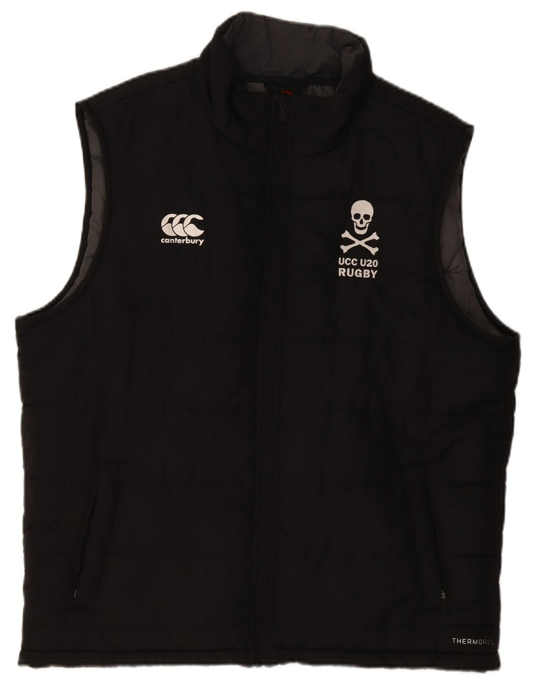Gilet Canterbury pentru bărbați, UK 44 2XL, poliester negru