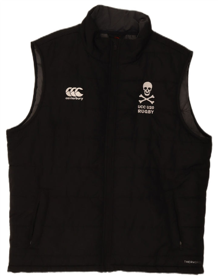 Gilet Canterbury pentru bărbați, UK 44 2XL, poliester negru
