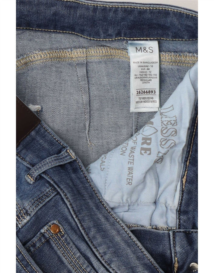 Blugi Marks & Spencer Magic Slim pentru femei UK 16 Large W32 L27 Blue Bumbac