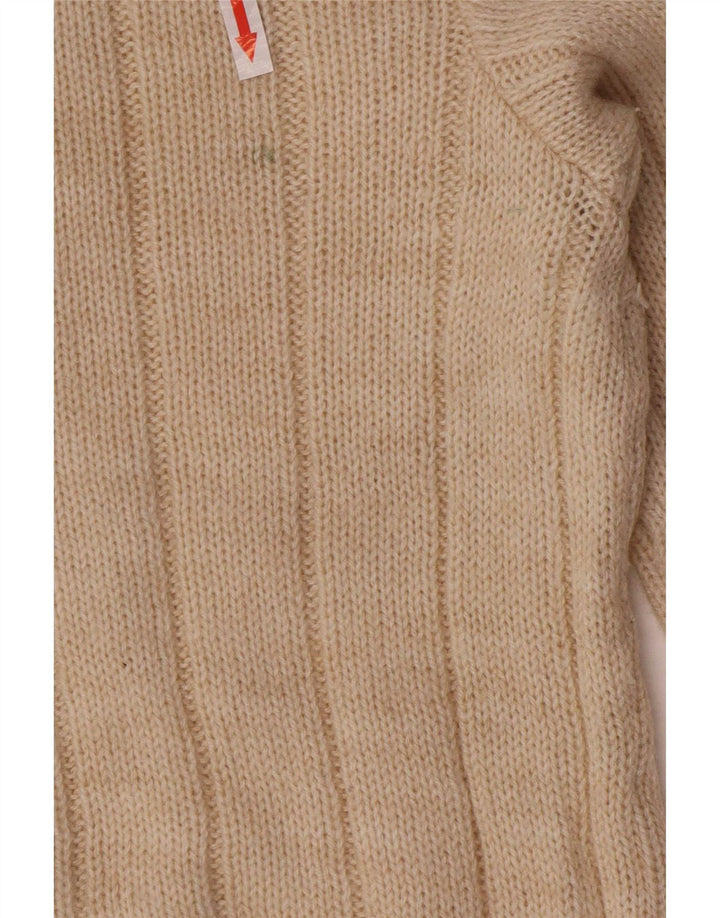 Cardigan Vintage pentru bărbați, bej mediu
