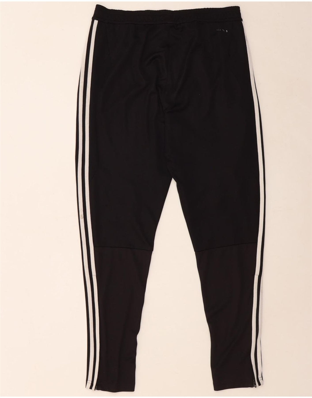 Pantaloni de trening Adidas pentru bărbați, poliester mediu negru