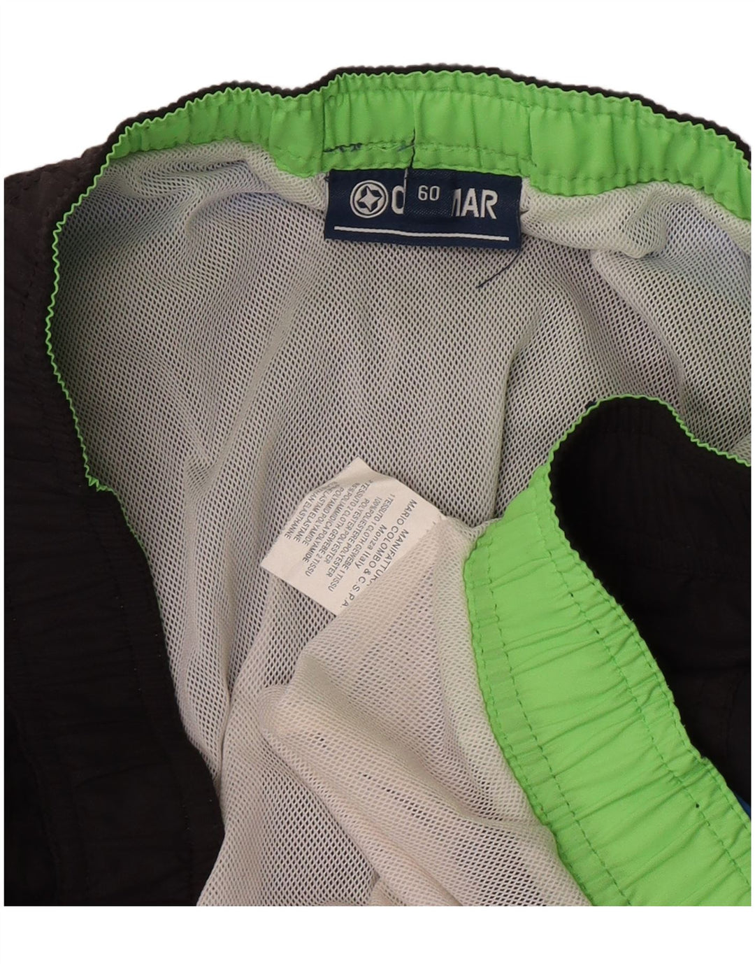 Pantaloni scurți de înot grafic pentru bărbați Colmar IT 60 2XL poliester negru color bloc