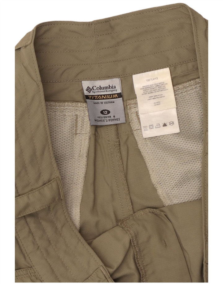 Pantaloni scurți chino pentru femei COLUMBIA Titanium US 12 Large W36 Khaki Nylon