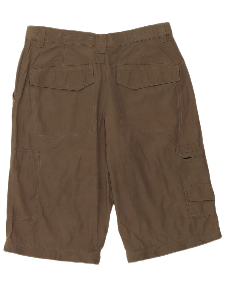 Pantaloni scurți cargo pentru bărbați Marks & Spencer W32 Medium Khaki Poliamidă