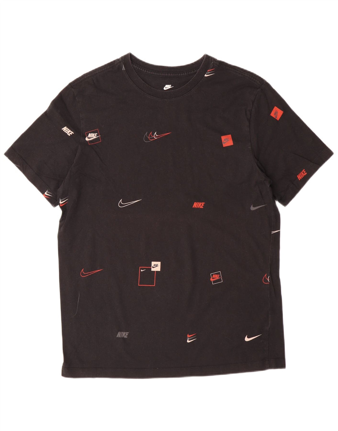 Tricou grafic pentru bărbați NIKE Top mediu negru