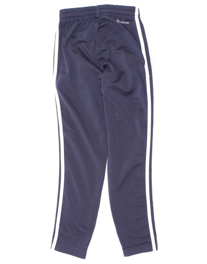 Pantaloni de trening Adidas Aeroready pentru baieti 7-8 ani poliester bleumarin
